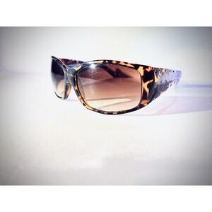 Kathy Von Ireland tortoise embellished Sunglasses.
